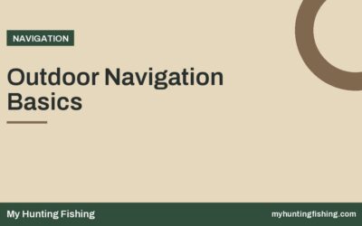 Outdoor Navigation Basics