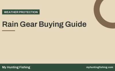 Rain Gear Buying Guide